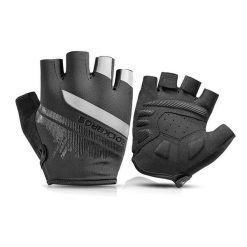Rękawiczki rowerowe Rockbros S247. Czarne rękawiczki ROCKBROS, bez wzorów. Za 69.99 zł.