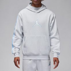 Męska bluza z kapturem Air Jordan Flight MVP Fleece Hoodie - FN6352-043. Białe bluzy Jordan, m, bez wzorów, z kapturem. Za 412.85 zł.