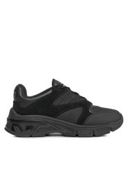 Emporio Armani Sneakersy X4X652 XR078 R926 Czarny. Czarne buty sportowe casual Emporio Armani, bez wzorów, z materiału, bez zapięcia. Za 1,239.00 zł.