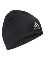 Odlo Funkcyjna czapka beanie "Ceramiwarm" w kolorze czarnym rozmiar: onesize. Czarne czapki zimowe ODLO, bez wzorów, z materiału. Za 150.37 zł.
