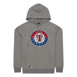 Bluza z kapturem Rangers Nos MLB Regular. Szare bluzy New Era, m, bez wzorów, z kapturem. Za 283.00 zł.