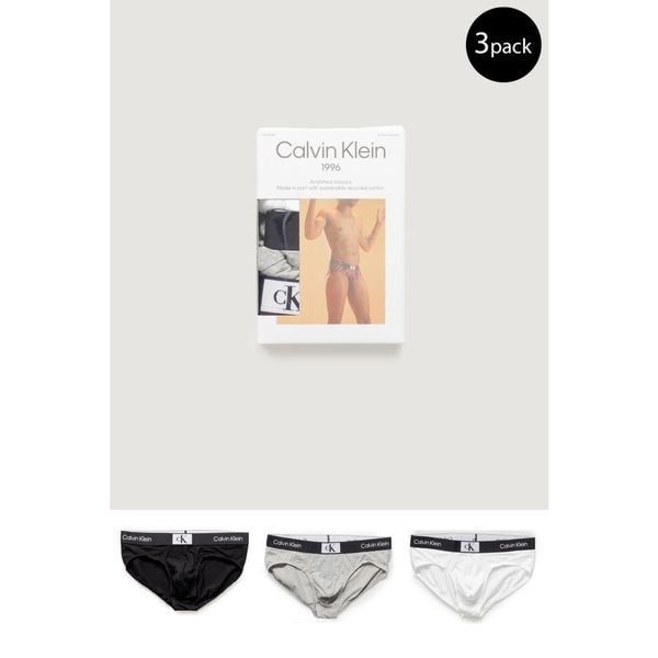 Slipy Mężczyzna CALVIN KLEIN HIP BRIEF 3PK. Białe slipki CALVIN KLEIN, m, bez wzorów, z bawełny. Za 191.05 zł.