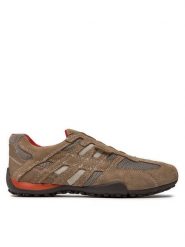 Geox Półbuty U Snake L U4207L 02214 C0845 Beżowy. Brązowe eleganckie półbuty Geox, bez wzorów, z materiału, bez obcasa, bez zapięcia. Za 309.99 zł.