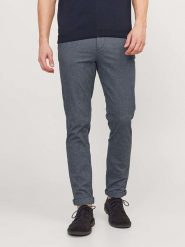 Jack & Jones Spodnie chino "Marco" w kolorze granatowym rozmiar: W28/L32. Niebieskie eleganckie spodnie Jack & Jones, na co dzień, l, z bawełny. Za 92.86 zł.