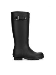 Hunter Kalosze MFT9111RMA Czarny. Czarne śniegowce Hunter, z kauczuku, bez zapięcia. Za 349.99 zł.