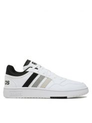 Adidas Sneakersy Hoops 3.0 IG7914 Biały. Białe buty sportowe casual Adidas, bez wzorów, z syntetyku, bez zapięcia. Za 209.99 zł.