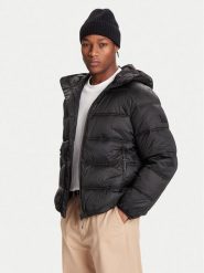 Tommy Jeans Kurtka zimowa DM0DM22044 Czarny Regular Fit. Czarne kurtki Tommy Jeans, na zimę, m, bez wzorów, z jeansu, bez kaptura. Za 849.99 zł.