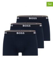 Hugo Boss Bokserki (3 pary) w kolorze granatowym rozmiar: M. Niebieskie bokserki HUGO BOSS, m, bez wzorów. Za 130.99 zł.