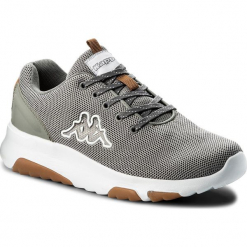Sneakersy KAPPA - Result 242507 Grey/White 1610. Szare buty sportowe casual marki Kappa, z materiału. W wyprzedaży za 119.00 zł.