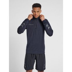 Bluza Hummel Half Zip hmlAUTHENTIC Pro. Brązowe bluzy Hummel, na jesień, s, bez wzorów, bez kaptura. Za 339.50 zł.