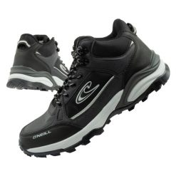 Buty sportowe trekkingowe męskie O'neill Granby. Czarne buty turystyczne O'Neill, bez wzorów, z materiału, bez zapięcia, trekkingowe. Za 269.00 zł.