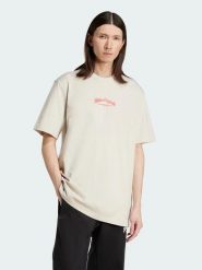 Adidas Koszulka w kolorze kremowym rozmiar: M. Brązowe bezrękawniki Adidas, m, bez wzorów, z bawełny, bez kołnierzyka, bez ramiączek. Za 96.60 zł.