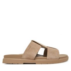 Klapki Calvin Klein. Brązowe klapki CALVIN KLEIN. Za 319.99 zł.