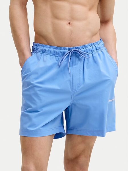 Jack & Jones Szorty kąpielowe Maui Norrebro 12291434 Błękitny Regular Fit. Niebieskie kąpielówki Jack & Jones, m, bez wzorów, z syntetyku. Za 89.99 zł.