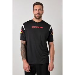 Męska Trykot WM fitness rękaw 1/2 do 8 XL. Czarne bluzki z długim rękawem JAY-PI, m, bez wzorów, z materiału, bez kołnierzyka, bez ramiączek. Za 139.99 zł.