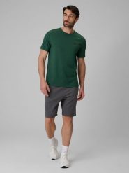 4F Spodenki dresowe męskie - szare L. Szare krótkie spodenki sportowe 4F, l, bez wzorów, z dresówki. Za 99.99 zł.