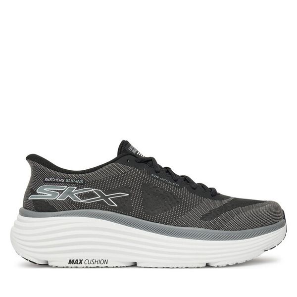 Buty do biegania Skechers. Czarne buty do biegania Skechers, bez wzorów, bez zapięcia, do biegania. Za 309.99 zł.