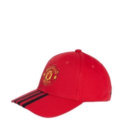 Czapka z daszkiem Manchester United. Czarne czapki z daszkiem Adidas, bez wzorów. Za 99.95 zł.