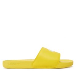 Klapki Lacoste. Żółte klapki LACOSTE. Za 119.99 zł.
