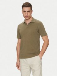 Marc O'Polo Polo M23 2091 53026 Khaki Regular Fit. Brązowe koszulki polo Marc O'Polo, m, bez wzorów, z bawełny, bez kołnierzyka, bez ramiączek. Za 184.99 zł.