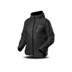 Kurtka Trimm DOUBLE. Czarne kurtki TRIMM, bez wzorów, z kapturem. W wyprzedaży za 308.00 zł.