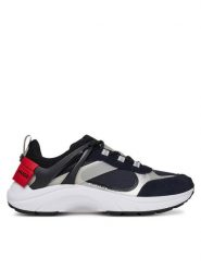 HUGO Sneakersy 50541703 Granatowy. Niebieskie buty sportowe casual Hugo, bez wzorów, z materiału, bez zapięcia. Za 659.99 zł.