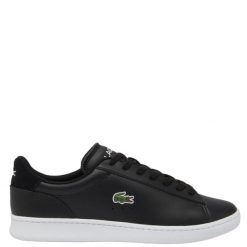Sneakersy męskie Lacoste Carnaby Set buty sportowe tenisówki trampki czarne. Czarne trampki LACOSTE, m, bez wzorów, bez zapięcia. Za 419.00 zł.