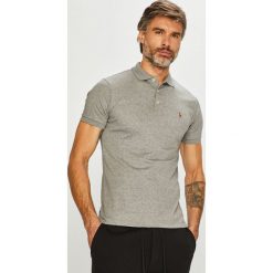 Polo Ralph Lauren - Polo. Szare koszulki polo Polo Ralph Lauren, l, bez wzorów, z dzianiny, bez kołnierzyka, bez ramiączek. W wyprzedaży za 349.90 zł.