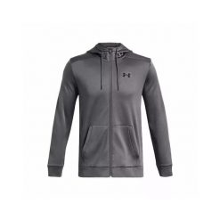 Bluza z kapturem z pełnym zamkiem błyskawicznym Under Armour Fleece®. Czarne bluzy Under Armour, bez wzorów, z kapturem. Za 330.50 zł.
