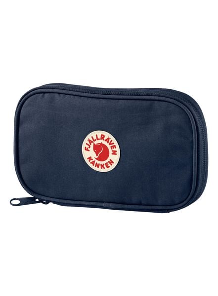 Portfel turystyczny Fjallraven Kanken Travel Wallet - navy. Niebieskie portfele Fjällräven, bez wzorów, z bawełny. Za 303.10 zł.