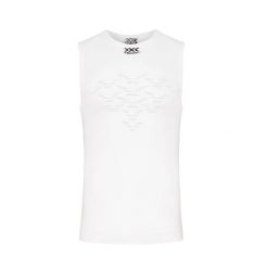 Koszulka bez rękawów męska X-BIONIC ENERGIZER 4.0 LT White. Białe bezrękawniki X BIONIC, m, bez wzorów, bez kołnierzyka, bez ramiączek. W wyprzedaży za 125.00 zł.