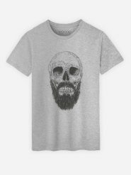 WOOOP Koszulka "Hipster Barbe" w kolorze szarym rozmiar: S. Szare bezrękawniki Wooop, s, bez wzorów, bez kołnierzyka, bez ramiączek. Za 56.99 zł.