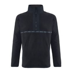 Bluza męska PROSTO Half Zip Fleece Nero. Czarne bluzy Prosto., m, bez wzorów, bez kaptura. Za 199.99 zł.