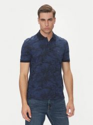 Tommy Hilfiger Polo MW0MW38475 Granatowy Regular Fit. Niebieskie koszulki polo Tommy Hilfiger, m, bez wzorów, z bawełny, bez kołnierzyka, bez ramiączek. Za 349.99 zł.