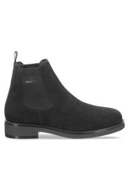 Gant Sztyblety 29653750 Czarny. Czarne botki sznurowane GANT, bez wzorów, ze skóry, bez obcasa, bez zapięcia. Za 769.99 zł.