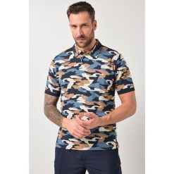 Męska Koszulka polo FLEXNAMIC® outdoor rękaw 1/2 moro do rozm. 7 XL. Niebieskie koszulki polo JAY-PI, m, bez wzorów, z bawełny, bez kołnierzyka, bez ramiączek, outdoorowe. Za 199.99 zł.