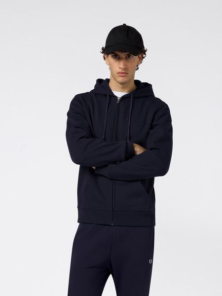 Champion Bluza w kolorze granatowym rozmiar: S. Niebieskie bluzy Champion, s, bez wzorów, z bawełny, bez kaptura. Za 166.88 zł.