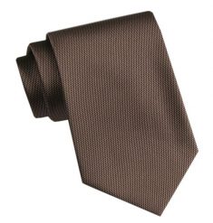 Elegancki Męski Krawat - Chattier - Brązowy z Fakturą Materiału. Brązowe krawaty i muchy Chattier, bez wzorów, z tkaniny. Za 49.00 zł.