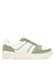Tommy Jeans Sneakersy Tjm Cupsole Pods EM0EM01579 Biały. Białe buty sportowe casual Tommy Jeans, bez wzorów, z jeansu, bez zapięcia. Za 429.99 zł.