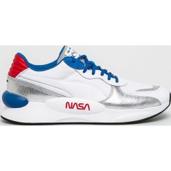 Puma - Buty RS 9.8 Space Agency x Space Agency Nasa. Białe buty sportowe casual Puma, bez wzorów, z materiału, bez zapięcia. Za 429.90 zł.