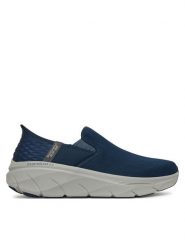 Skechers Sneakersy D'Lux Walker 2.0-Reeler 232463/NVY Granatowy. Niebieskie buty sportowe casual Skechers, bez wzorów, z materiału, bez zapięcia. Za 359.99 zł.