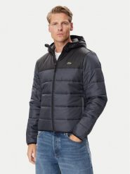 Lacoste Kurtka przejściowa BH6763 Szary ciemny Regular Fit. Szare kurtki LACOSTE, m, bez wzorów, z syntetyku, bez kaptura. Za 989.99 zł.