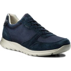 Sneakersy GEOX - U Damian C U820HC 02214 C4000 Blue. Niebieskie buty sportowe casual Geox, bez wzorów, z materiału, bez zapięcia. W wyprzedaży za 279.00 zł.