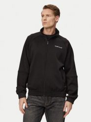 Guess Jeans Bluza M6GQZ2 KB212 Czarny Regular Fit. Czarne bluzy Guess Jeans, m, z aplikacjami, z jeansu, bez kaptura. Za 389.99 zł.