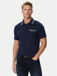 MICHAEL Michael Kors Polo CF6536S19P Granatowy Regular Fit. Niebieskie koszulki polo MICHAEL Michael Kors, l, bez wzorów, z bawełny, bez kołnierzyka, bez ramiączek. Za 439.99 zł.
