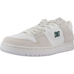Buty do chodzenia męskie DC Manteca Se. Białe buty turystyczne DC Shoes, bez wzorów, z tkaniny, bez zapięcia, trekkingowe. Za 352.20 zł.