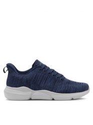 Lanetti Sneakersy MP07-21807-01 Granatowy. Niebieskie buty sportowe casual Lanetti, bez wzorów, z materiału, bez zapięcia. Za 99.99 zł.