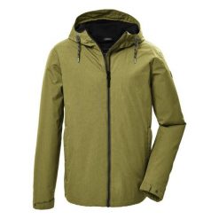 Kurtka z kapturem Killtec GW 32. Zielone kurtki KILLTEC, bez wzorów, z kapturem. W wyprzedaży za 347.50 zł.
