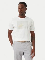 Beverly Hills Polo Club T-Shirt M1617-HR Biały Regular Fit. Białe koszulki polo Beverly Hills Polo Club, m, bez wzorów, z bawełny, bez kołnierzyka, bez ramiączek. Za 173.99 zł.