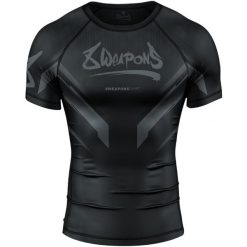 Rashguard 8 Weapons Shift. Czarne odzież kompresyjna 8 WEAPONS, s, bez wzorów, z lycry, na fitness i siłownię. Za 280.50 zł.
